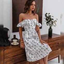 Robe À Imprimé Floral Blanc 11 Robe À Imprimé Floral Blanc -Mode Bohème Soldes 2 60e9f5a4 ba0c 4232 8db7 5d3894ff8cc3