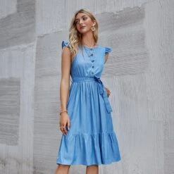 Robe De Demoiselle D'Honneur Bohème Bleue -Mode Bohème Soldes 3 438d183b 06e2 412a 883b ee4373b122d9