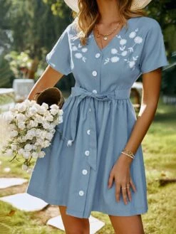 Robe Florale De Vacances -Mode Bohème Soldes 4 66c27087 3f44 4366 88c4 48e9d1dea0bc