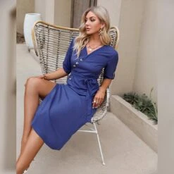 Robe Midi Bleue Bohème -Mode Bohème Soldes 4 cedbf59e 1b64 4b47 a9c8 4b3d43b8b9eb