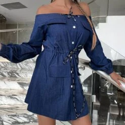 Robe Hippie En Jean -Mode Bohème Soldes 5 726db0b7 13e7 45b1 910a 0962f539eab8
