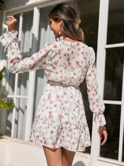 Robe Hippie À Fleurs Blanches -Mode Bohème Soldes 5 f06480d1 c814 4a66 a611 73c250629dc2