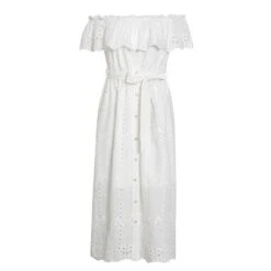 Robe En Coton À Volants Sur L'Épaule -Mode Bohème Soldes 808730880615907328 a6bd33ab 0359 4d1a bb5c b097eb20b161