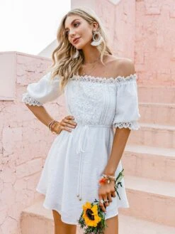 Robe Asymétrique En Dentelle Blanche -Mode Bohème Soldes 829365799960444928 0b67aa4b 2d10 409b 8943 7dc30b3a2d39