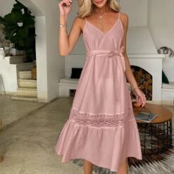 Robe Blanche Décontractée À Col V -Mode Bohème Soldes 857301660899213312 015e2a00 4301 480d 969f ffe3691dcfec