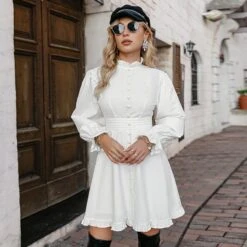 Vieille Robe Blanche Manches Longues -Mode Bohème Soldes 875424792025497600 604a0131 786f 4304 ab2f e8b23685fb33