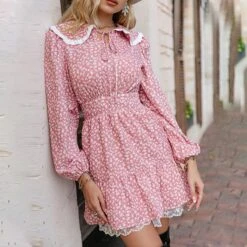 Robe Rose À Fleurs Avec Manches Bouffantes Pour Femme 12 Robe Rose À Fleurs Avec Manches Bouffantes Pour Femme -Mode Bohème Soldes 888539681862451200 d08cb2a4 abc4 461e 90aa cc93fb2618ba