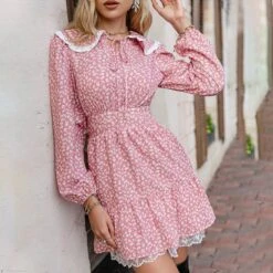 Robe Rose À Fleurs Avec Manches Bouffantes Pour Femme 13 Robe Rose À Fleurs Avec Manches Bouffantes Pour Femme -Mode Bohème Soldes 888539682005057536 baff8d26 056a 43b6 be9a 43241ebbd27c