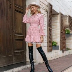 Robe Rose À Fleurs Avec Manches Bouffantes Pour Femme 14 Robe Rose À Fleurs Avec Manches Bouffantes Pour Femme -Mode Bohème Soldes 888539682479013888 abf8e20e 7dfd 4e00 9f34 041e27352294