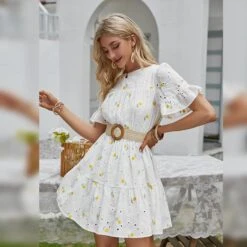 Robe Courte Blanche De Campagne -Mode Bohème Soldes 890653476512595968 a7b60efa 7f8b 4957 afc3 3888390fb1af