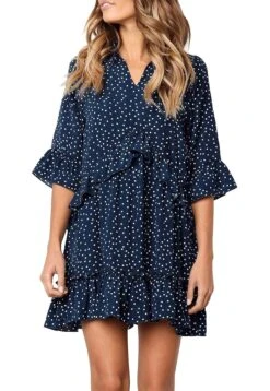 Robe Vintage À Pois Bleu Marine -Mode Bohème Soldes 930841024706641920 93ff7dd1 612e 47e4 93ca c6ee788db254