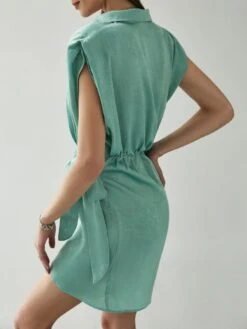 Robe En Satin À Manches Courtes -Mode Bohème Soldes 931199628685082624 025570a7 ca82 42dc a8e8 187421c5639e