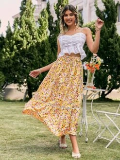 Longue Jupe De Vacances