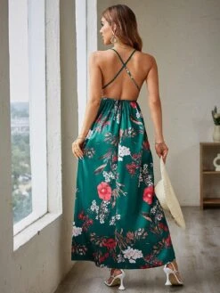Robe Longue D'Été Bohème Verte -Mode Bohème Soldes 932657821588127744 393cc988 b09a 422f adf2 9f108ccf1637