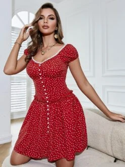 Robe Mignonne À Pois Rouges Et À Manches Courtes 10 Robe Mignonne À Pois Rouges Et À Manches Courtes -Mode Bohème Soldes 932976954817118208 f2bf2f14 3b81 45cd 865e ffb67b7c7f19