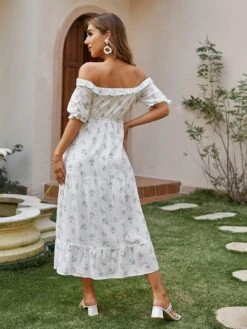 Robe Vintage À Épaules Décolletées -Mode Bohème Soldes 933370585361154048 ad9a1d8c 4eaa 45c8 82d5 f070c50d7067