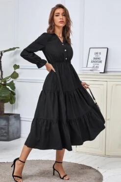 Robe Bohème D'Automne Et D'Hiver