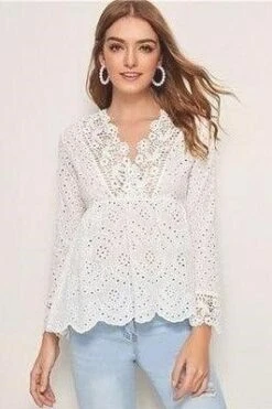 Blouse Blanche Hippie Chic
