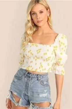 Blouse Blanche Style Hippie