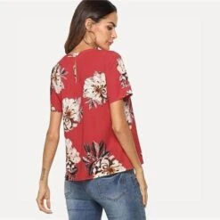Blouse Bohème Rouge -Mode Bohème Soldes Blouse Boh C3 A8me Rouge hippie0
