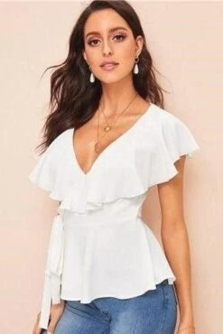 Blouse Bohème Chic Blanche
