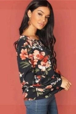 Blouse Bohème Noire