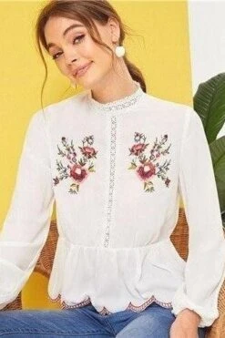 Blouse Boheme Chic Blanche
