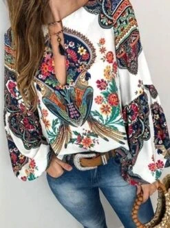 Blouse <br />Style Hippie Bohème