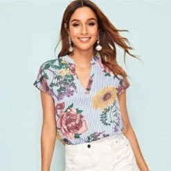 Boho Floral Blouse 10 Boho Floral Blouse -Mode Bohème Soldes Boho Floral Blouse de qualite