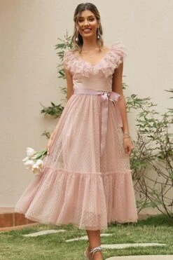 Bohème Flower Girl Dresses Pink