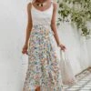 Jupe Bohème À Fleurs Fendues -Mode Bohème Soldes Boho Split Flower Skirt Summer 3112001a eae1 4257 b94c 09c99b7e09dd