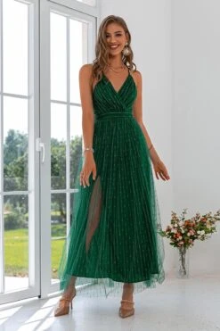 Robe De Cérémonie Vert Laque
