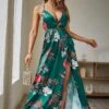 Robe Longue D'Été Bohème Verte -Mode Bohème Soldes Green Boho Summer Maxi Dress Long Sleeve 38ef174a ed45 412e 85a5 ca191c9680b7