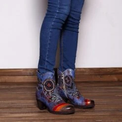 Bottine à Talons Bohème