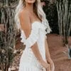 Mini Robe Blanche Hippie Fashion