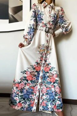 Robe Hippie Maxi Floral