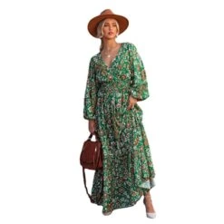 Robe Bohème Maxi Florale Verte -Mode Bohème Soldes O1CN010qOCoR1OfIiGeAZiu 2223191732 0 cib 8338dbe0 c1b0 4d08 948a 4d24474c721f