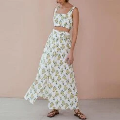 Ensemble Bohème Blanc Imprimé Citron -Mode Bohème Soldes O1CN016D9pK92AWEOJpCkoH 2210810418210 0 cib 50fef1ba d7d4 48cf a09a 15ef78d3f3ec