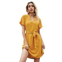 Robe Jaune Col V D'Été -Mode Bohème Soldes O1CN019flf5h1Irlkcycnhn 1007700947 0 cib b63d441a a009 4214 95a4 bec315af2d4d