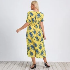 Robe Fleurie Jaune A- Line -Mode Bohème Soldes O1CN01G0eaeT1sA6BzDh2my 2206374565725 0 cib 0f44156a 9f32 44dd 80ec 77157c527ed2