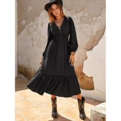 Robe Midi Bohème À Volants -Mode Bohème Soldes O1CN01e7FgtC1o5jy6Kz305 2009995174 0 cib 8bf25387 d614 4693 a3b6 357dd89cc6b4