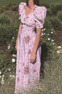 Robe Longue Rose Bohème