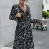 Robe Noire À Pois Pour Femme -Mode Bohème Soldes Polka Dot Women Black Dress Boho 346e0c76 08f5 4810 ad89 82b7450c7e22