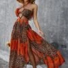 Robe De Plage Léopard Rouge -Mode Bohème Soldes Red Leopard Beach Dress Gypsy 0c69c82b 7554 455b 88a7 fd6d5afaeded