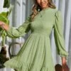 Robe Bohème Décontractée Vert Sauge -Mode Bohème Soldes Sage Green Boho Casual Dress Floral Clothes 11db17d6 d31f 4479 a855 5f727d3ba5a9