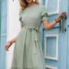 Robe Vintage Vert Sauge -Mode Bohème Soldes Sage Green Vintage Dress Long Sleeve 93e575c2 d1b3 4770 9b0f 5f67c00d8ff3