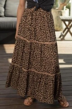 Jupe Longue Tzigane À Volants