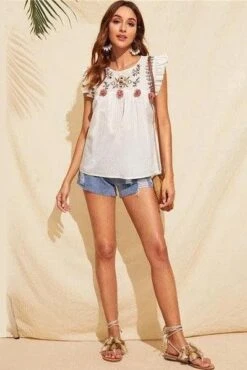 Tunique <br />Brodée Bohème