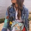 Veste En Jean Bohème Chic