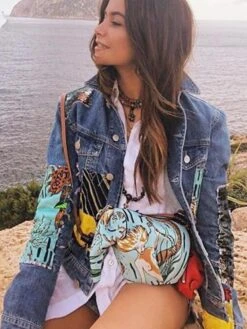 Veste En Jean Bohème Chic